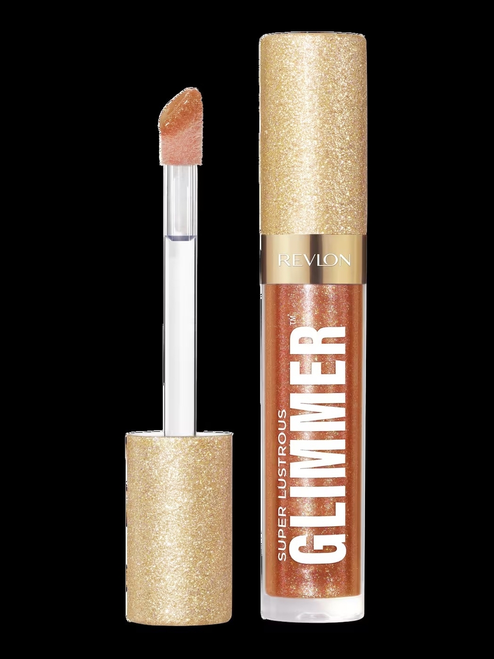 Revlon Glimmer Super Lustrous Lip Gloss — Bronze Spark